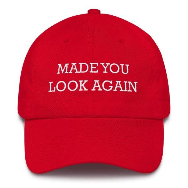Made You Look Again Red - Cap