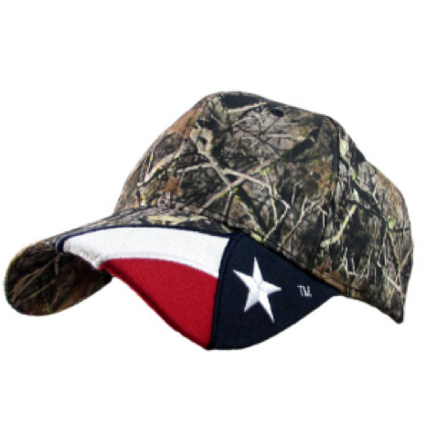 Texas Camo - Cap Embroidered Hat Bill