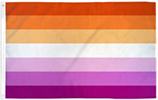 Lesbian Sunset 2'X3' Flag - ROUGH TEX®100D