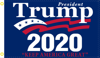 President Trump 2020 Keep America Great KAG 3'X5' Flag- Rough Tex 100D