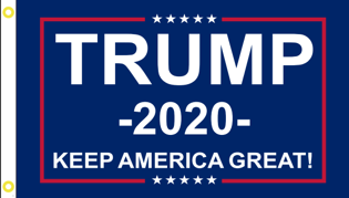 TRUMP 2020 KAG BLUE KEEP AMERICA GREAT KAG 5'X8' FLAG ROUGH TEX ® 150D NYLON