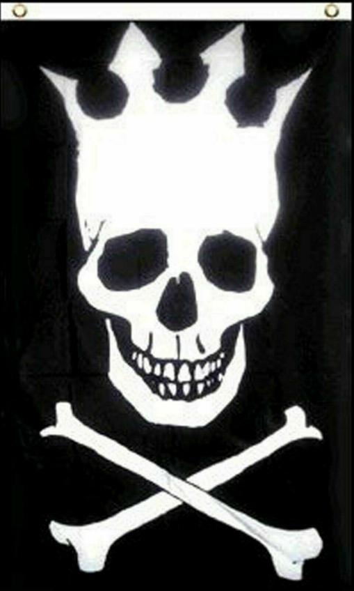 Pirate Crown 3'X5' Flag ROUGH TEX® 100D