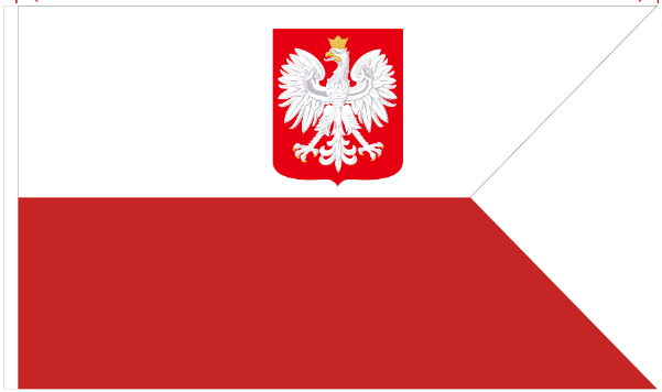 Poland War Ensign 3'X5' Flag Rough Tex® 100D