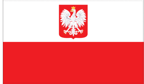 Poland 3'x5' Flag ROUGH TEX® 68D Nylon