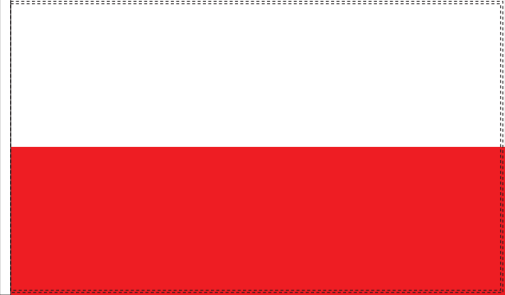 Poland Civil Official Government 3'X5' Flag ROUGH TEX® 100D Polish