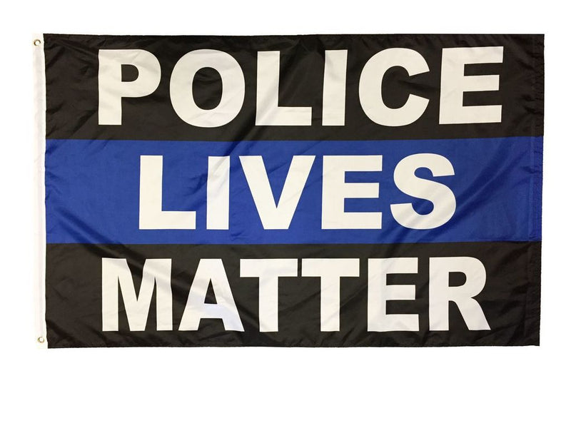 Police Lives Matter 3'X5' Rough Tex® 150D Nylon Thin Blue Line