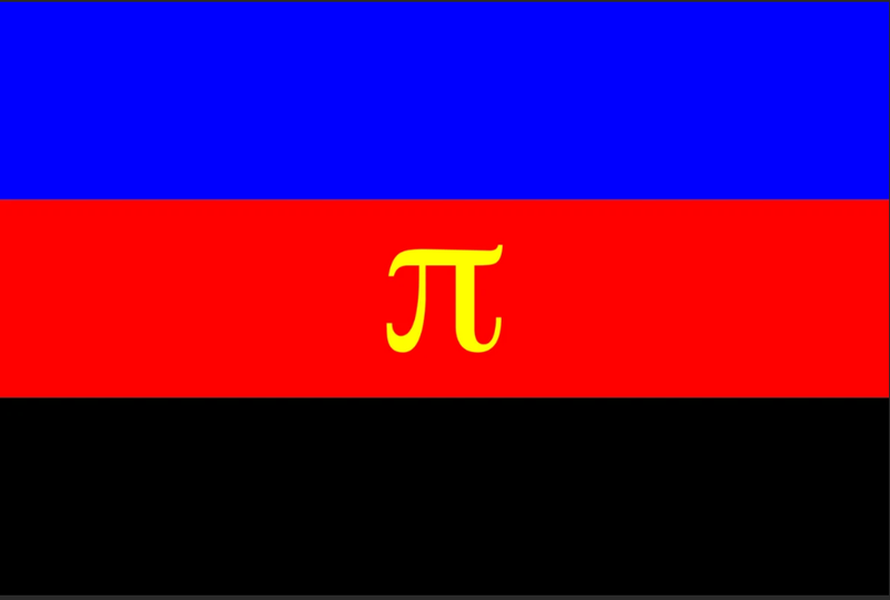 Polyamory 12"x18" Double Sided Nylon Flag With Grommets ROUGH TEX® 68D