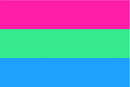 Polysexual Pride 4"x6" Desk Stick Flag Rough Tex® 68D