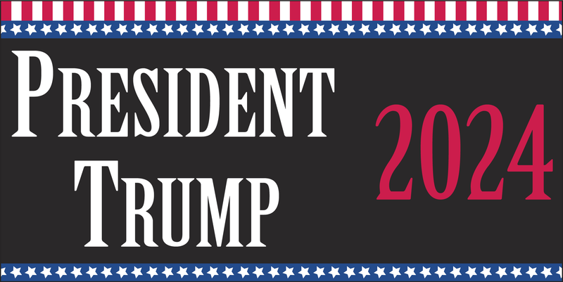 President Trump 2024 - Bumper Sticker