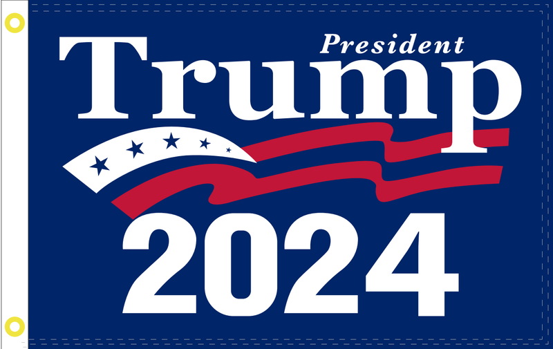 President Trump 2024 6'x10' Flag ROUGH TEX® 100D