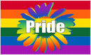 Pride Rainbow Flower 3'X5' Flag ROUGH TEX® 100D