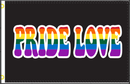 Pride Love 12"x18" Flag ROUGH TEX® 100D With Grommets