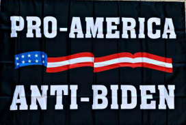 Pro America Anti Biden 3'X5' Double Sided Flag ROUGH TEX® 100D