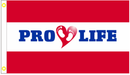 Pro Life 3'X5' Flag ROUGH TEX® 100D