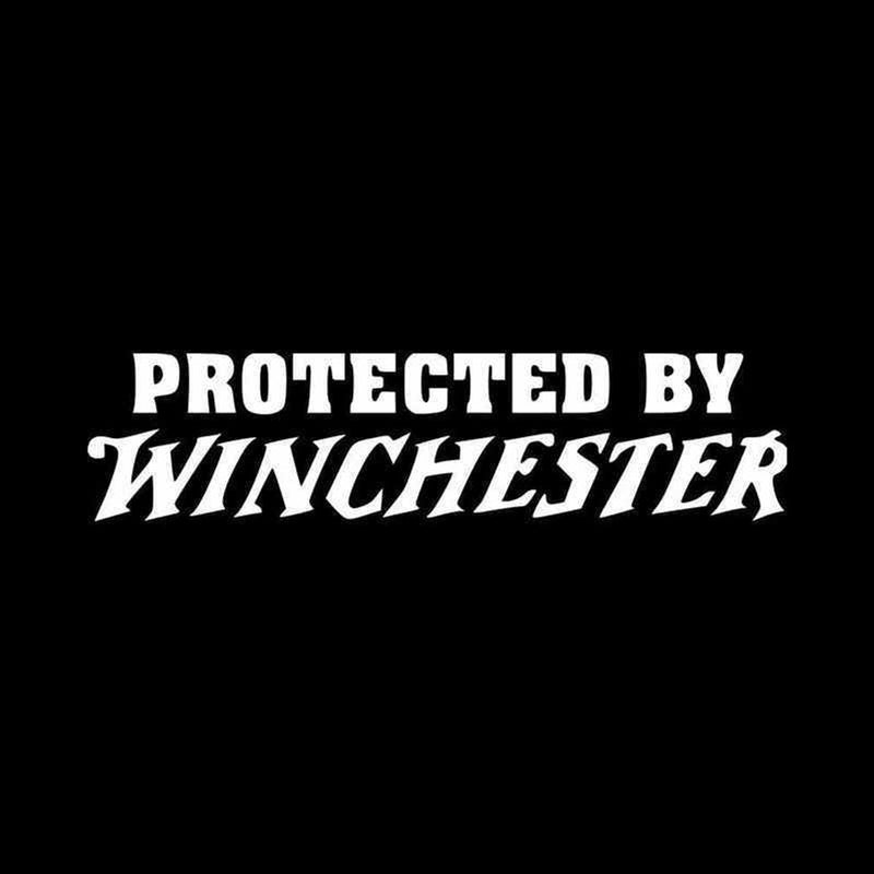 Protected By Winchester Bumper Sticker