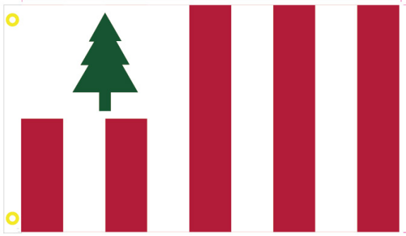 Proposed New England 3'X5' Flag ROUGH TEX® 100D
