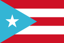 Puerto Rico Light Blue 3'X5' Embroidered Flag ROUGH TEX® 300D Nylon