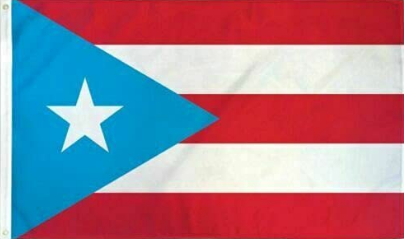 Puerto Rico Light Blue 3'x5' Flag ROUGH TEX® 68D Nylon