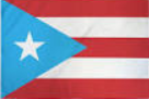 Puerto Rico Light Blue 3'x5' Embroidered Flag ROUGH TEX® 210D Oxford Nylon Flags Sale