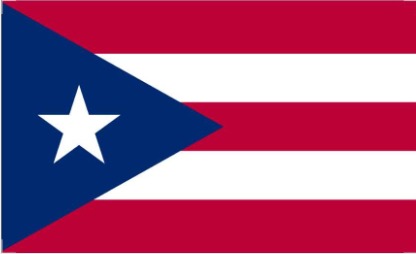 Puerto Rico 2'x3' Flag ROUGH TEX® 68D Nylon