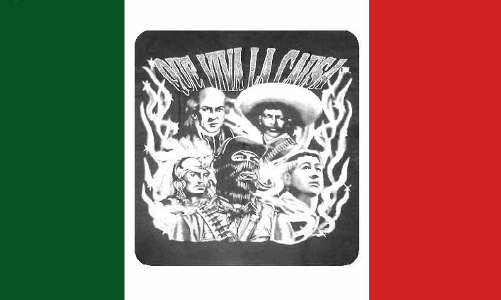 Mexico Que Viva La Causa 3'x5' Nylon Flag ROUGH TEX® 68D