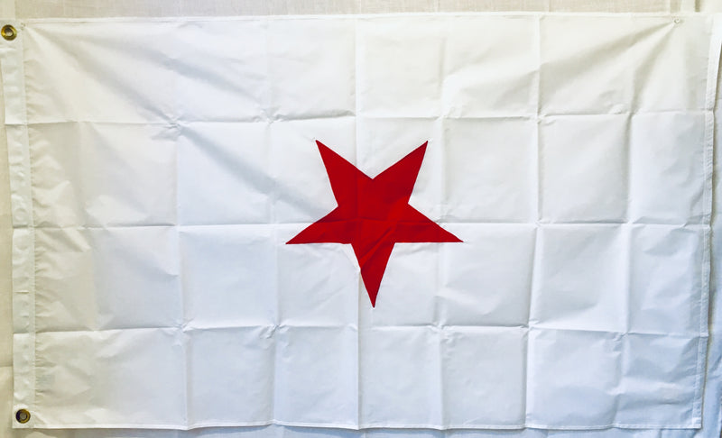 Red Star 3'X5' Nylon FLAG