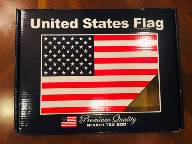 USA 3x5 foot Embroidered Rough Tex 600D 2ply American Flags