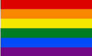 Rainbow  Pride 6'x10' Embroidered Flag ROUGH TEX® 600D 2Ply LGBTQ+