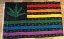 Rainbow Cannabis  Pride 3'x5' 100D Flag Rough Tex ®