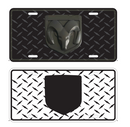 Ram Diamond Embossed License Plate