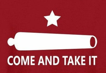 Red Gonzales 2'x3' Flag With Grommets ROUGH TEX® 100D Texas