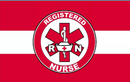 Registered Nurse RN 3'x5' Flag ROUGH TEX® 68D Nylon