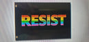 Resist Rainbow Pride 3'X5' Flag Rough Tex® 100D Protest Banner LGBTQ+ Blackout