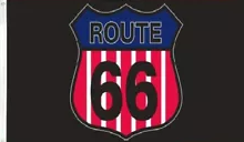 Route 66 Blackout 3'X5' Flag ROUGH TEX® 100D