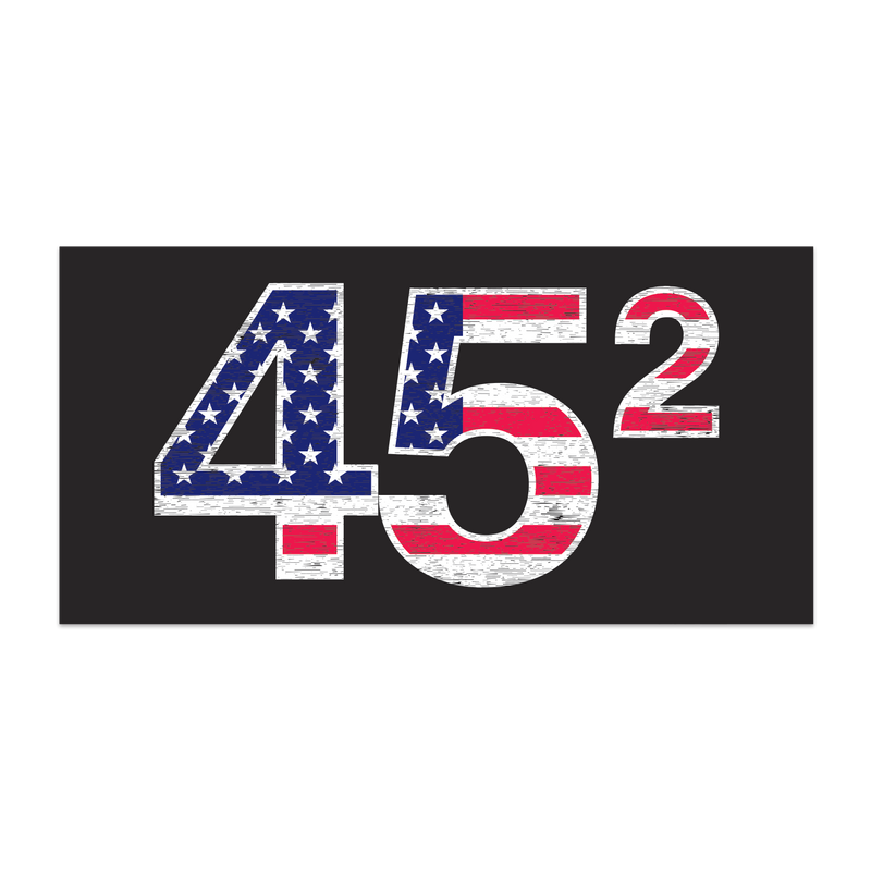Trump 45th President 2nd Term Bumper Sticker