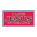 I Love Jesus But I Cuss A Little Bumper Sticker