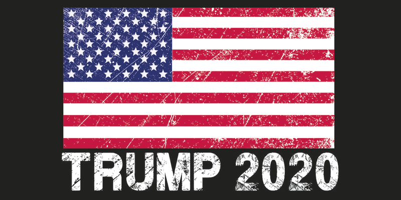 TRUMP 2020 USA FLAG AMERICAN VINTAGE OFFICIAL BUMPER STICKERS PACK OF 50 WHOLESALE
