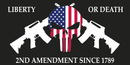 LIBERTY OR DEATH PATRIOT AMERICAN SKULL 2ND AMENDMENT 1789 BUMPER STICKER PACK OF 50 WHOLESALE