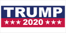 TRUMP 2020 BLUE & RED OFFICIAL BUMPER STICKERS PACK OF 50 WHOLESALE