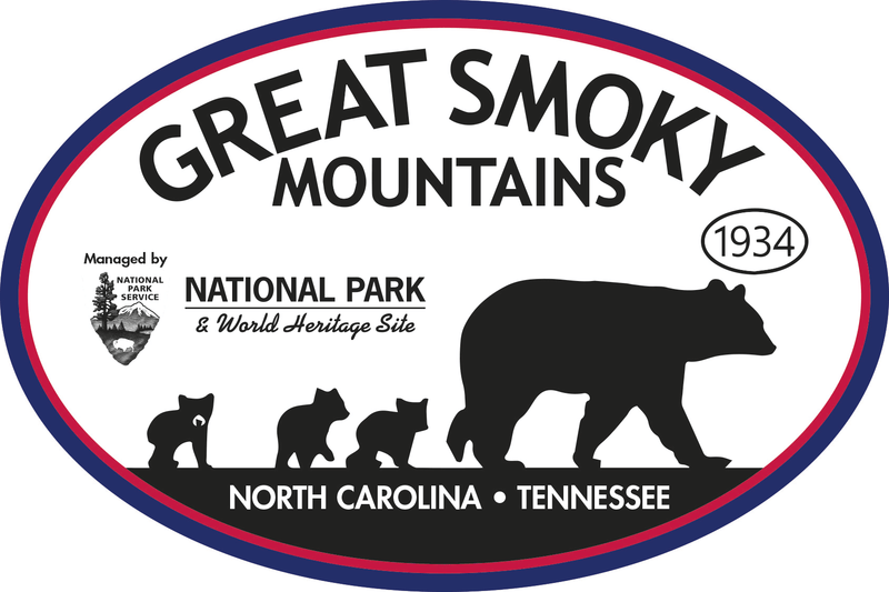 GREAT SMOKY MOUNTAINS NATIONAL PARK OVAL OFFICIAL BUMPER STICKER PACK OF 50 WHOLESALE