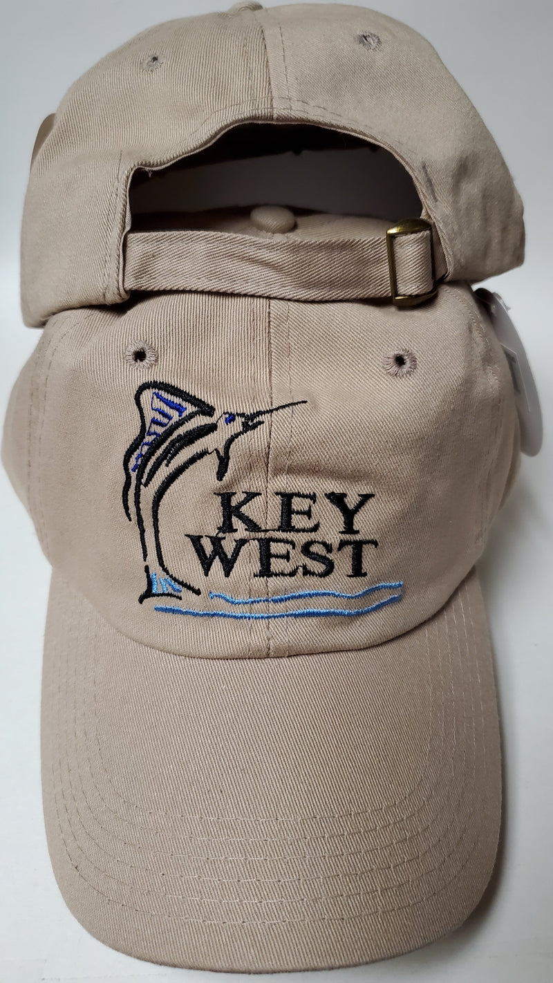 Key West With Standing Fish Khaki - Cap