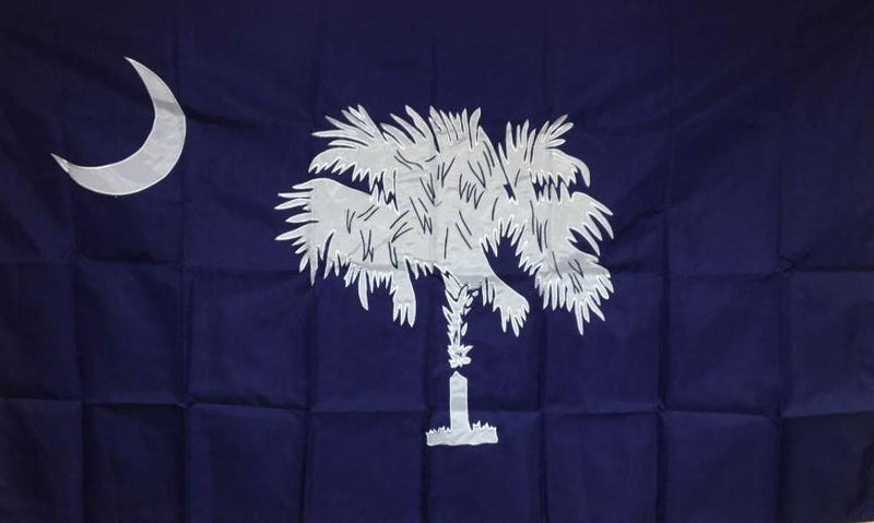 S.C. 3' X 5' (ALSO 4' X 6', 5' X 8') NYLON OUTDOOR FLAG SOUTH CAROLINA STATE