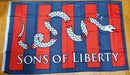 SONS OF LIBERTY original TEXAS RATTLESNAKE 3'x5' Rough Tex ® 100D Flags 1776