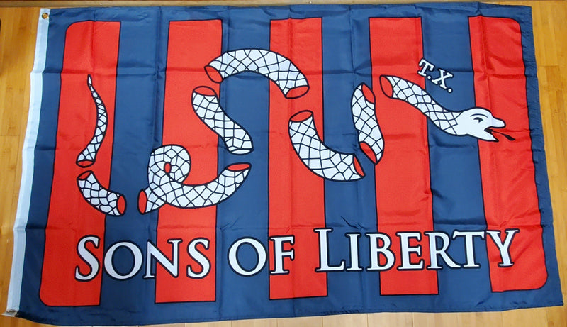 SONS OF LIBERTY original TEXAS RATTLESNAKE 3'x5' Rough Tex ® 100D Flags 1776