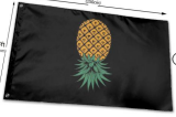 SWINGING PINEAPPLE FLAG 3x5 Feet 100D Rough Tex