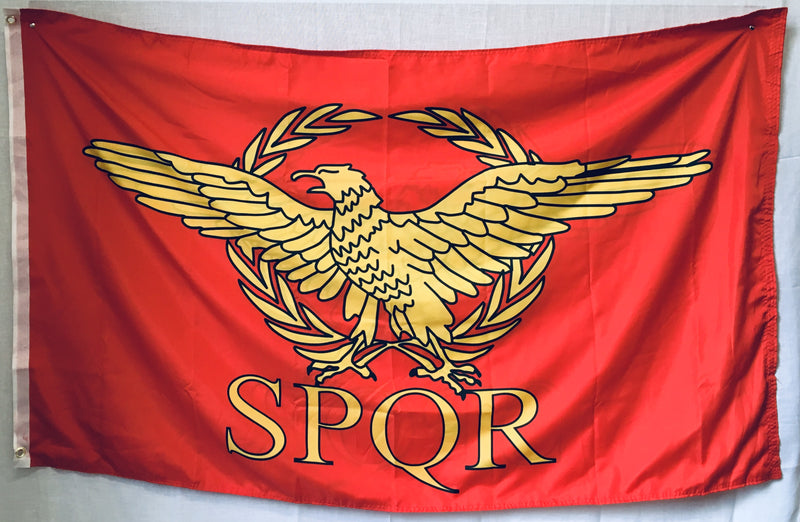 Roman Empire SPQR Double Sided Flag 100D Rough Tex ® 3'X5'