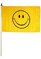 Smiley Face 12''X18'' Stick Flags - Rough Tex ®100D