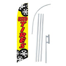 Used Tires 11.5'x2.5' Swooper Flag Rough Tex® Knit Feather