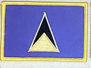 Saint Lucia Embroidered Patch
