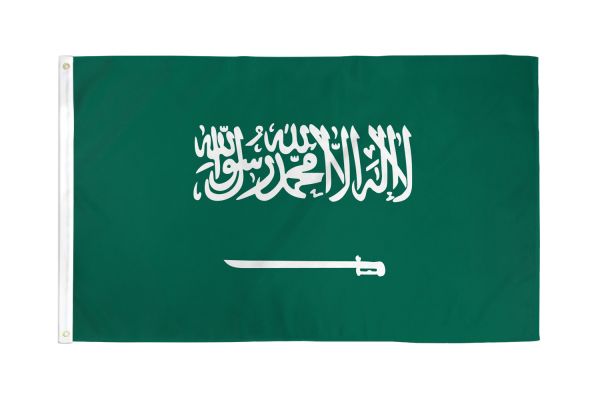 Saudi Arabia 3'X5' Country Flag ROUGH TEX® 68D Nylon